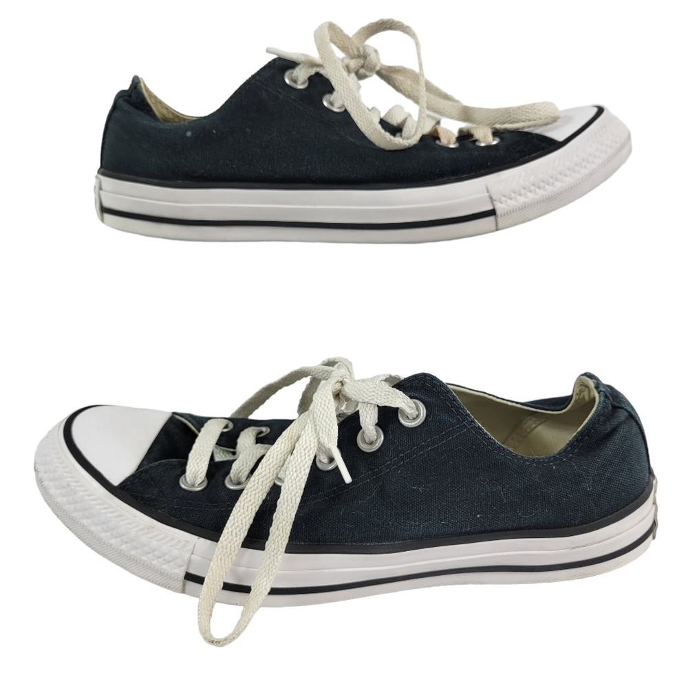 Converse All Star Chuck Taylor Women's Size 9 Shoes Black White Low Top Sneakers